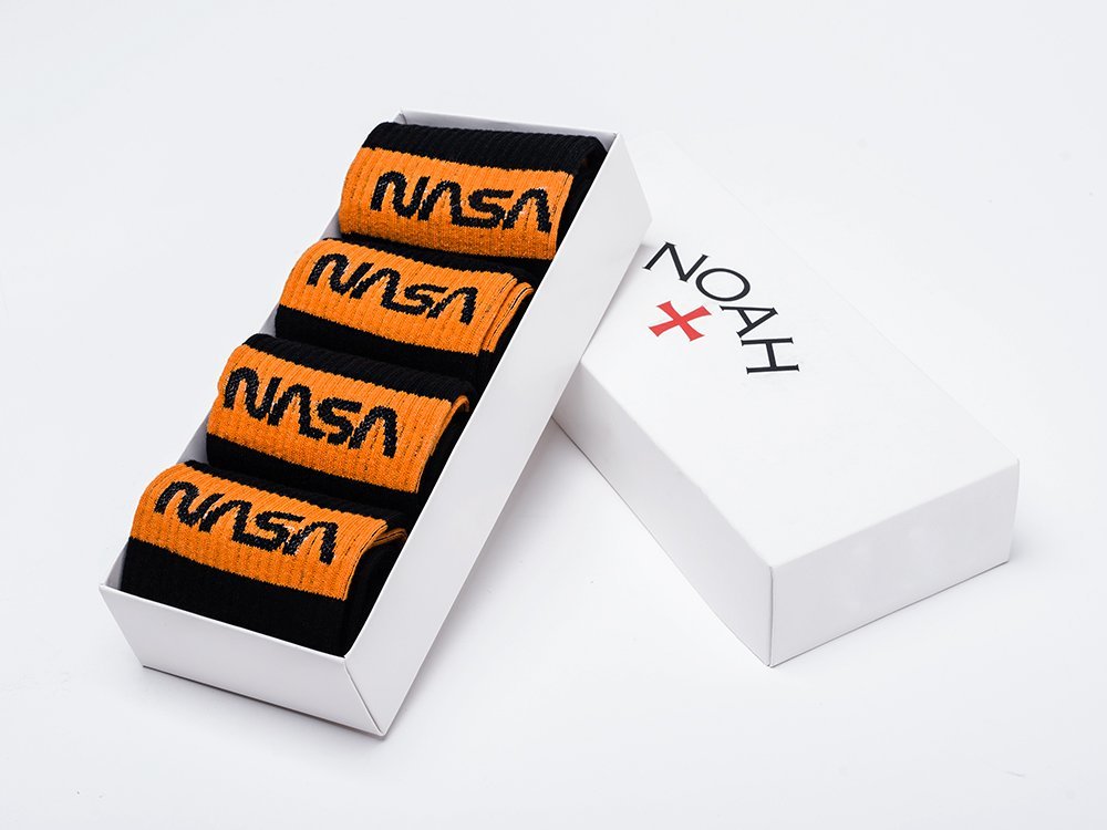Носки NASA - 4 пары (черный) - изображение №1