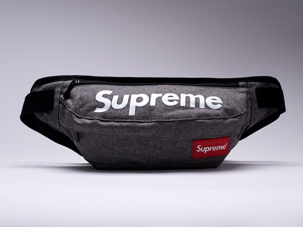 Поясная сумка Supreme (серый) - изображение №1