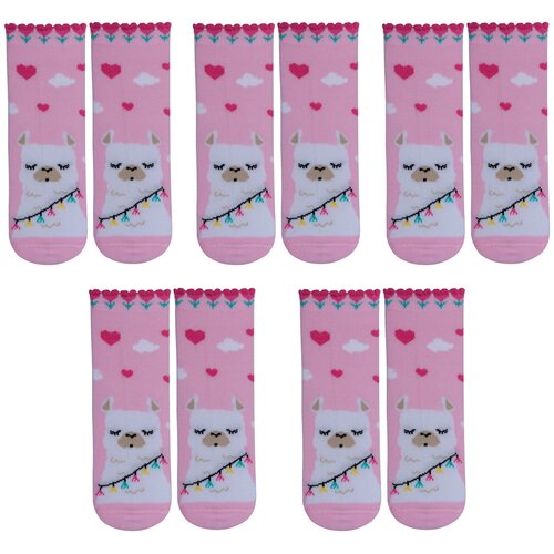 Носки RuSocks, 5 пар, розовый