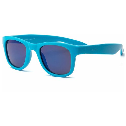 Солнцезащитные очки Real Kids, авиаторы, оправа: пластик, с рождения, гибкая оправа/дужки, ударопрочные, со 100% защитой от УФ-лучей, ударопрочные, голубой