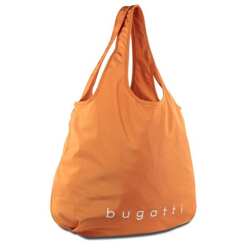 Сумка  шоппер Bugatti повседневная, вмещает А4, внутренний карман, оранжевый