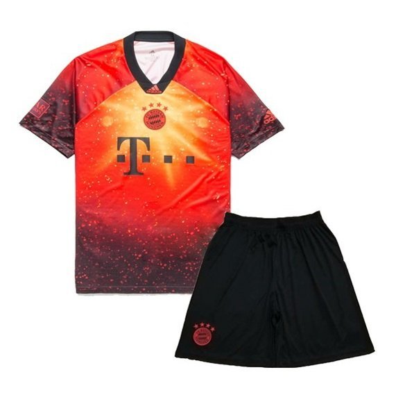 Футбольная форма Adidas FC Bayern Munchen (черный/красный) - изображение №1