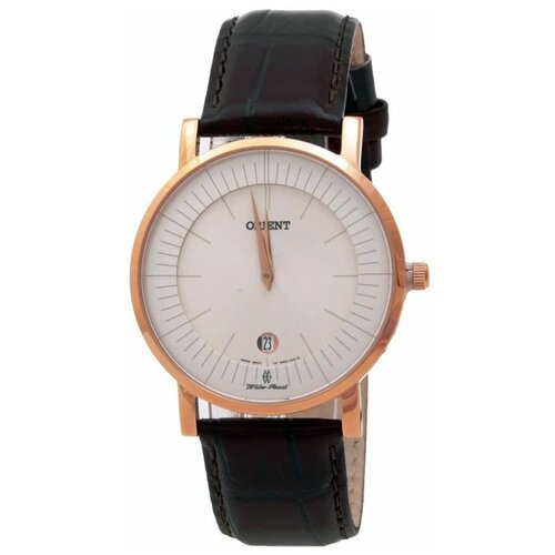 Наручные часы ORIENT Японские наручные часы ORIENT FGW0100CW, коричневый, золотой (коричневый/золотистый/розовое золото)