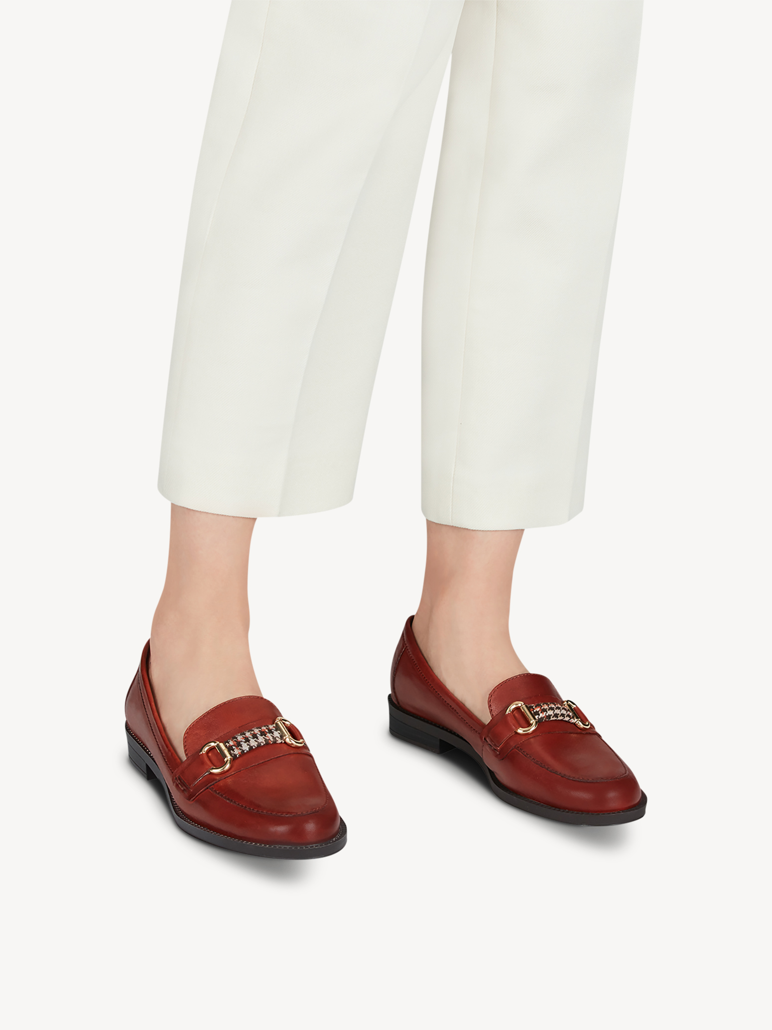 Туфли женские (красно-коричневый) - изображение №1
