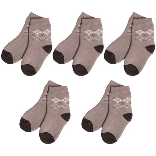 Носки RuSocks, 5 пар, бежевый - изображение №1