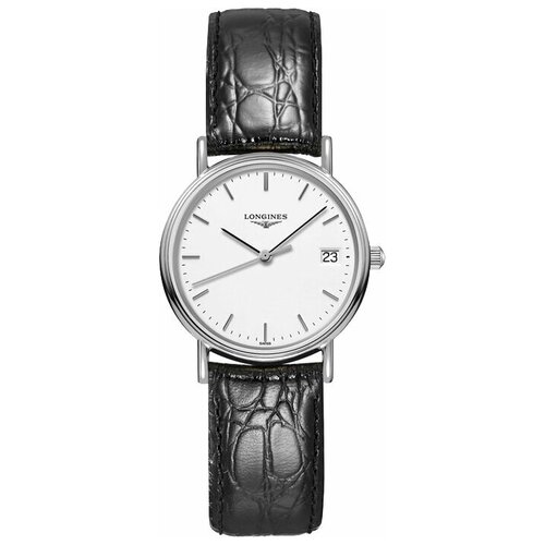Наручные часы LONGINES L4.320.4.12.2, белый, серебряный (серебристый/белый/серебряный)