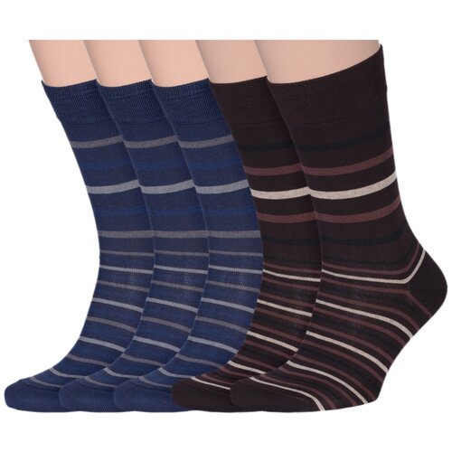 Мужские носки LorenzLine, 5 пар, мультиколор (разноцветный)
