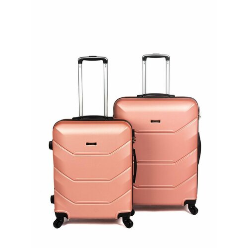 Комплект чемоданов Freedom 31588, розовый (розовый/розовое золото)