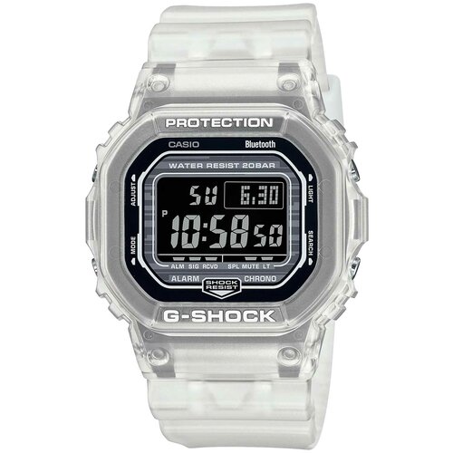 Наручные часы CASIO G-Shock Наручные часы Casio G-Shock DW-B5600G-7, черный, белый (черный/белый/бесцветный/прозрачный)