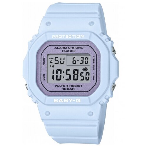 Наручные часы CASIO Baby-G Наручные часы Casio BGD-565SC-2ER, голубой, фиолетовый (голубой/фиолетовый)
