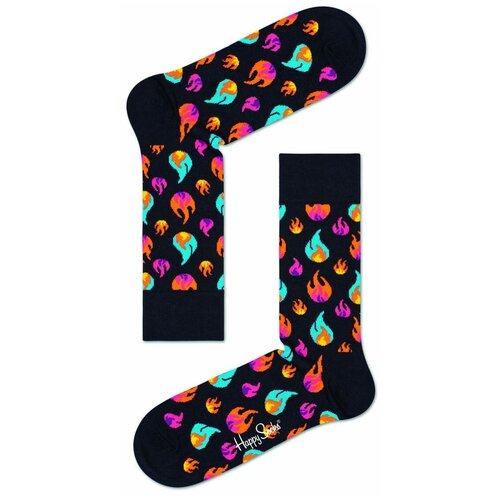 Носки  унисекс Happy Socks, черный - изображение №1