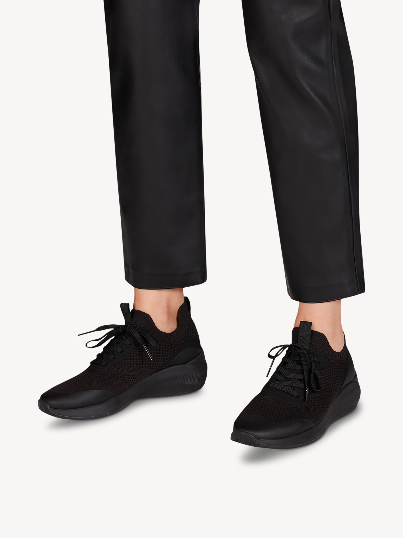 Ботинки на шнурках женские 5 AW20 (черный) - изображение №1