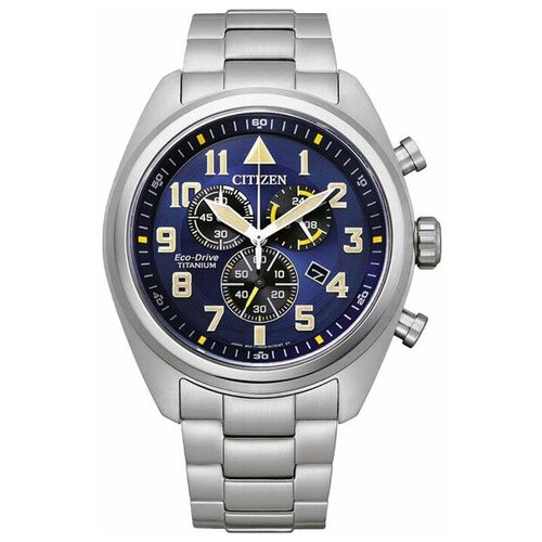 Наручные часы CITIZEN Citizen AT2480-81L, серый (серый/синий)
