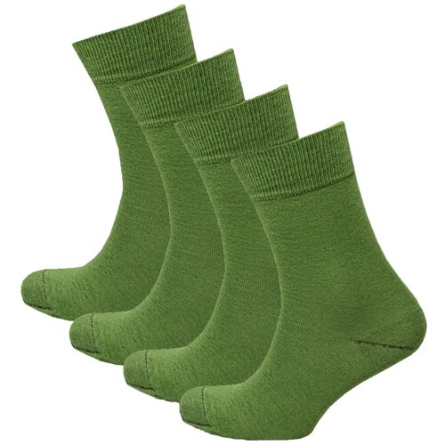 Носки STATUS, 10 пар, серый (серый/синий/коричневый/зеленый/светло-зеленый)