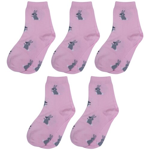 Носки RuSocks, 5 пар, розовый