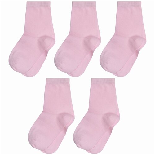 Носки ХОХ, 5 пар, розовый (розовый/светло-розовый)