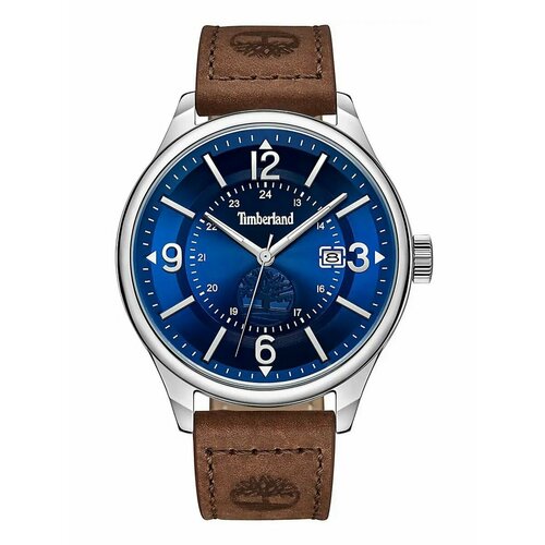 Наручные часы Timberland Часы наручные Timberland TDWGB0011301, коричневый, серебряный (синий/коричневый/серебристый)
