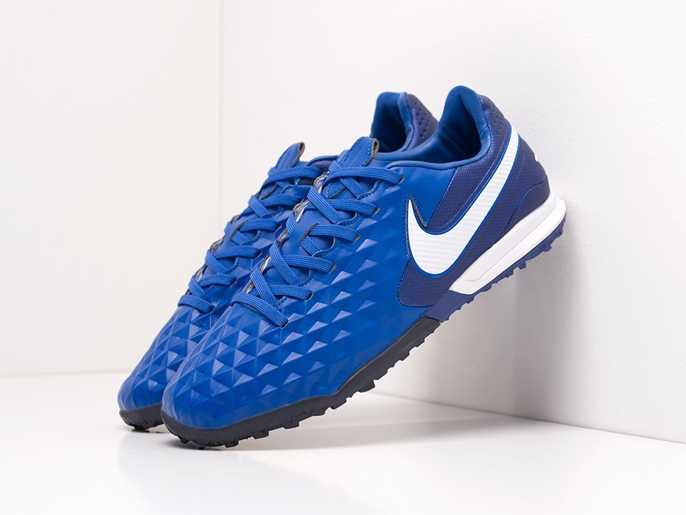 Футбольная обувь Nike Tiempo Legend VIII Pro TF (синий) - изображение №1