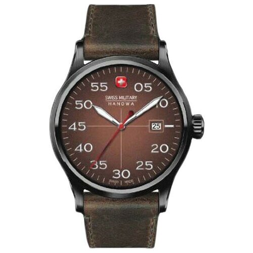 Наручные часы Swiss Military Hanowa Наручные часы Swiss Military Hanowa 06-4280.7.13.005, коричневый, черный (черный/коричневый)