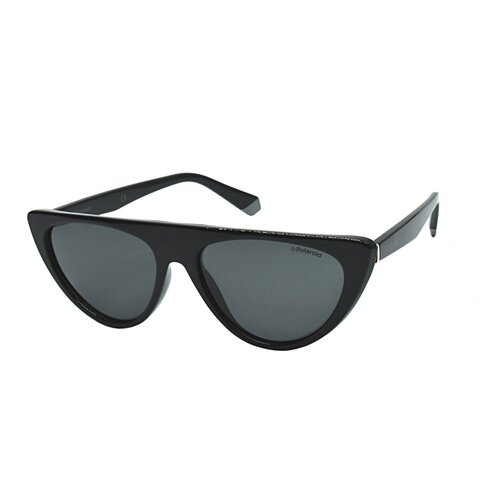 Солнцезащитные очки Polaroid, кошачий глаз, оправа: пластик, для женщин, черный - изображение №1