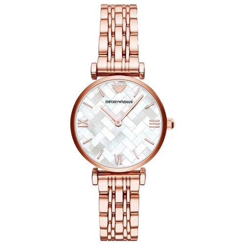 Наручные часы EMPORIO ARMANI Gianni T-Bar AR11110, розовый, золотой (розовый/золотистый/розовое золото) - изображение №1