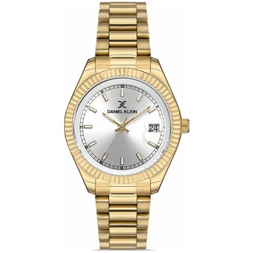 Наручные часы Daniel Klein Premium Наручные часы DANIEL KLEIN DK1.12971-2, белый, серый (серый/разноцветный/бежевый/желтый/серебристый/белый/золотистый/бесцветный/мультицвет)