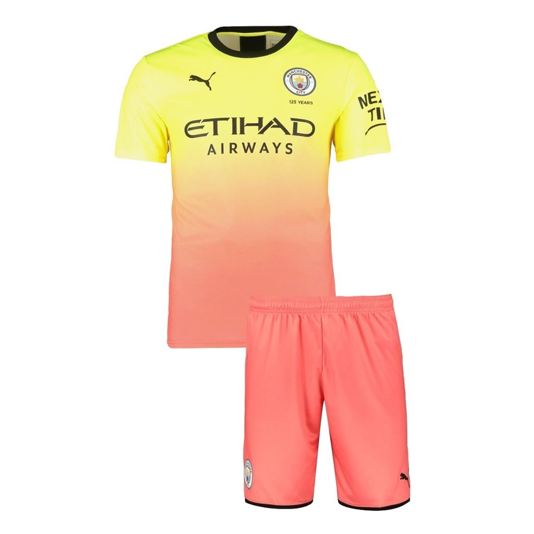 Футбольная форма Puma FC Manchester City 19/20 (разноцветный) - изображение №1