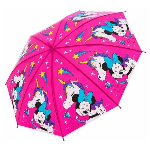 Зонт-трость Сима-ленд, розовый - изображение №1