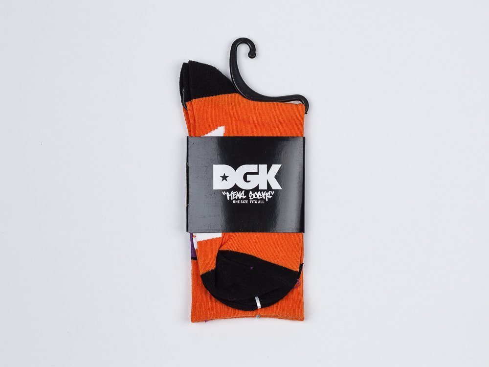 Носки длинные DGK (оранжевый) - изображение №1