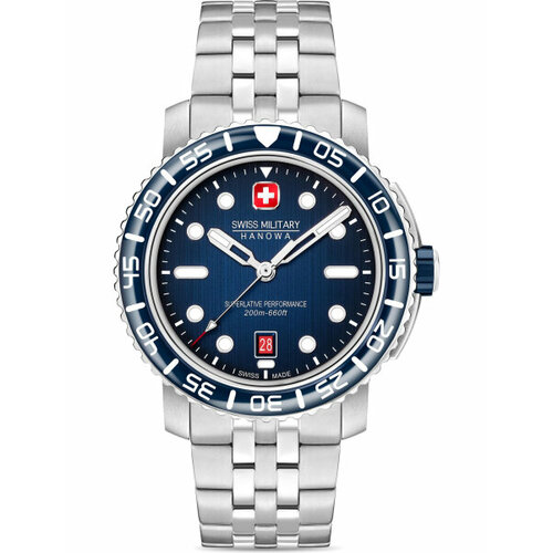 Наручные часы Swiss Military Hanowa Aqua Наручные часы Swiss Military Hanowa SMWGH0001703, синий