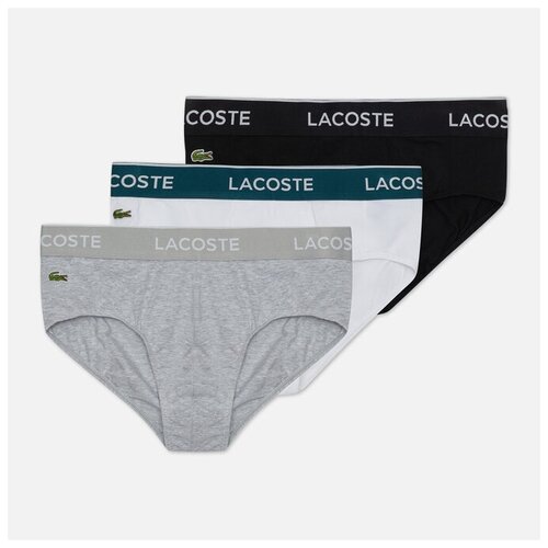 Комплект трусов слипы LACOSTE, мультиколор, 3 шт