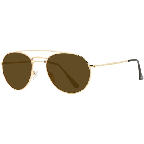 Солнцезащитные очки Forever, золотой (золотой/золотистый) - изображение №1