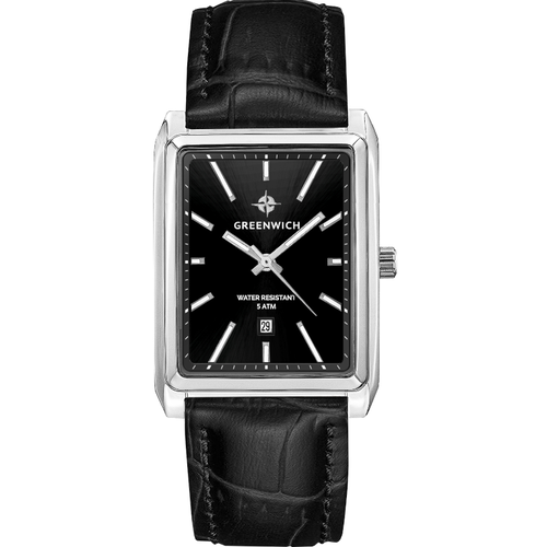 Наручные часы GREENWICH Наручные часы Greenwich GW 541.11.11, черный, серебряный (черный/серебристый) - изображение №1