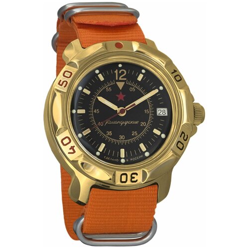 Наручные часы Восток Командирские Мужские наручные часы Восток Командирские 819399, оранжевый