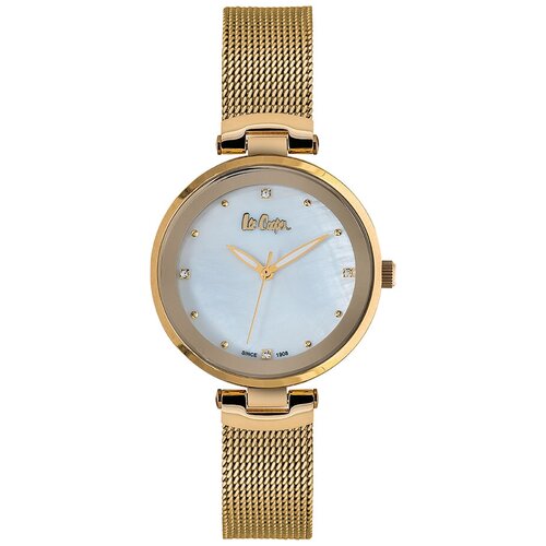 Наручные часы Lee Cooper LC06508.120, серебряный, золотой (серебристый/золотистый/стальной) - изображение №1
