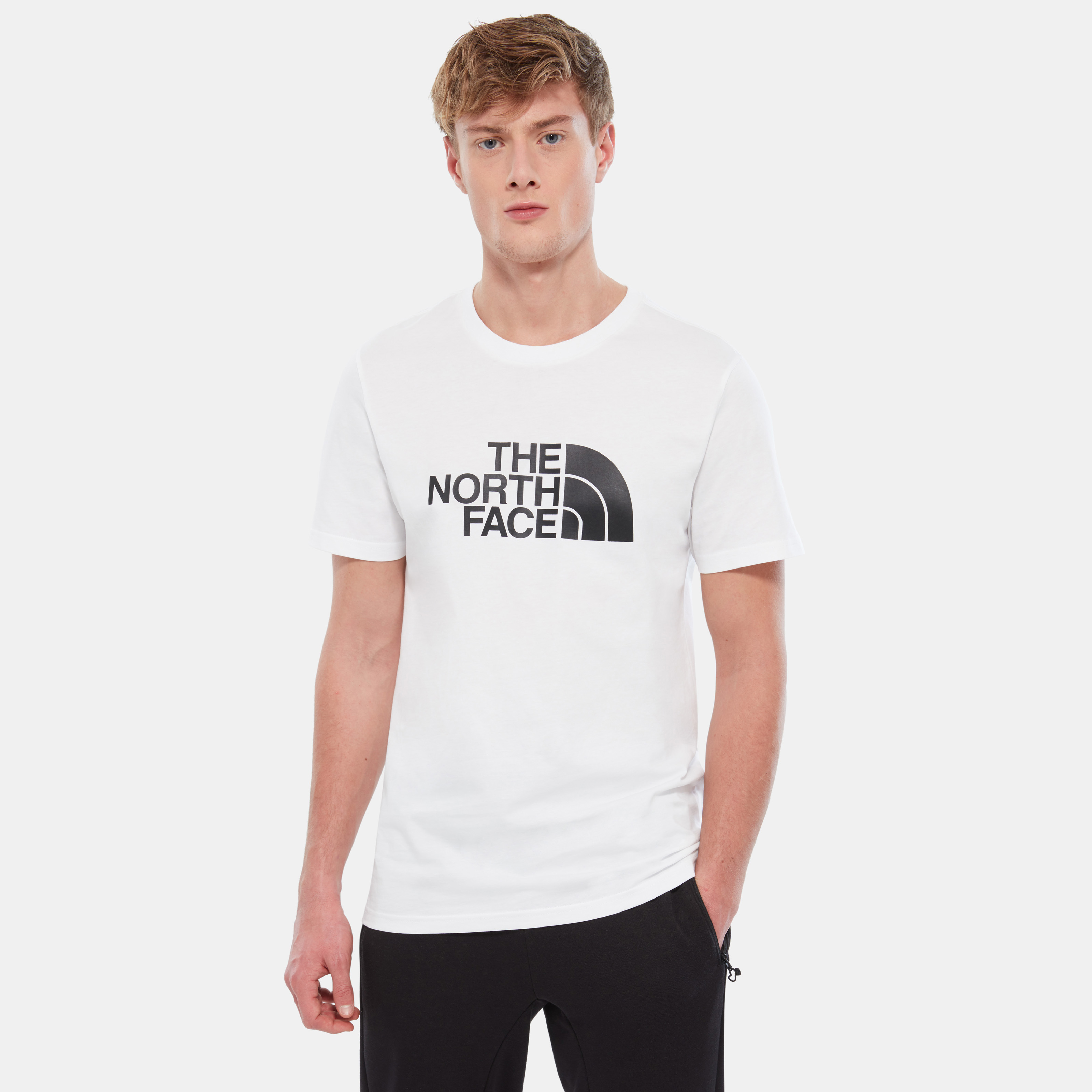 Мужская футболка Easy (белый) - изображение №1