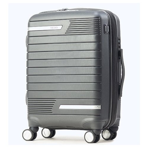 Умный чемодан NEEBO, 44 л, серый, серебряный (серый/черный/серебристый/темно-серый)