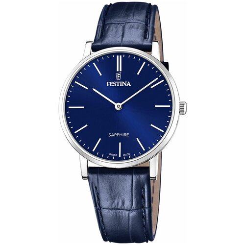 Наручные часы FESTINA Swiss Made Мужские Наручные часы Festina F20012/3, серебряный (серебристый/стальной)