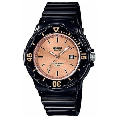 Наручные часы CASIO Standard Наручные часы Casio LRW-200H-9E2VEF, золотой, розовый (черный/розовый/золотистый) - изображение №1