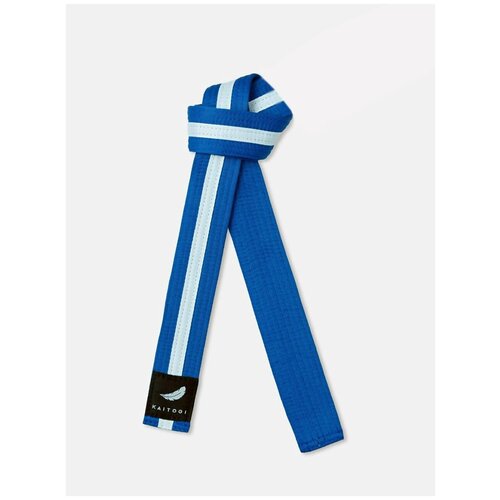 Пояс KAITOGI, 210 см, синий (синий/белый) - изображение №1