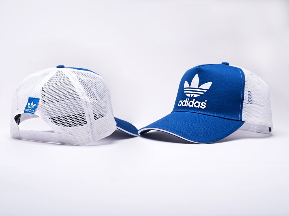 Кепка сетка Adidas (синий) - изображение №1