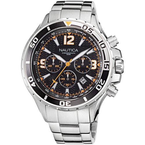 Наручные часы NAUTICA Наручные часы Nautica NST 49, серебряный, черный (черный/серебристый)