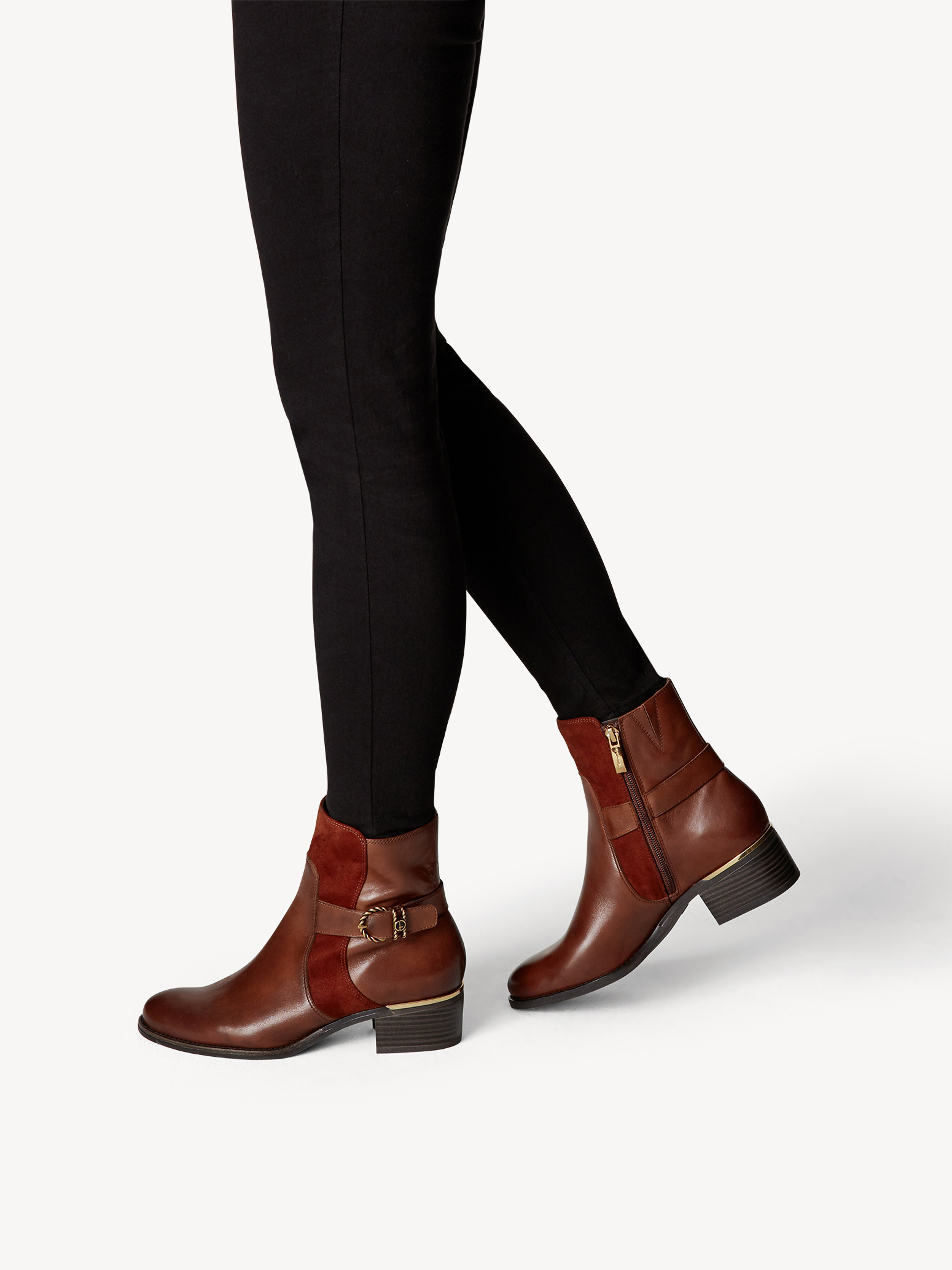 Ботинки женские (коричневый) - изображение №1
