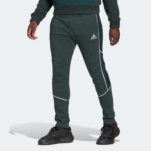 брюки adidas, зеленый