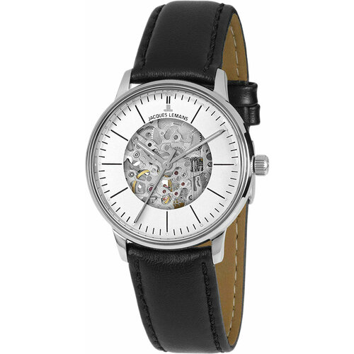 Наручные часы JACQUES LEMANS Retro Classic Часы наручые Jacques Lemans N-207ZA, мультиколор, серебряный (серебристый/белый/мультицвет) - изображение №1
