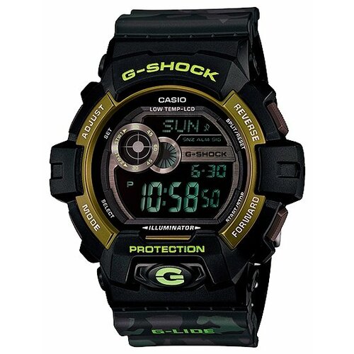 Наручные часы CASIO GLS-8900CM-1, хаки (черный/хаки)