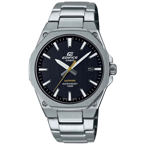 Наручные часы CASIO Edifice EFR-S108D-1AVUEF, черный, серебряный (серый/черный/серебристый)