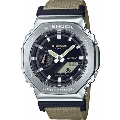 Наручные часы CASIO G-Shock Наручные часы Casio GM-2100C-5AER, серебряный (серебристый/стальной)