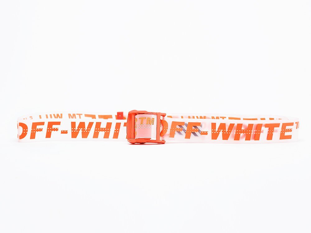 Ремень OFF-WHITE (оранжевый) - изображение №1