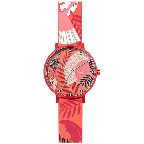 Наручные часы SKAGEN Fashion Skagen SKW2859, мультиколор, красный (красный/разноцветный/мультицвет)